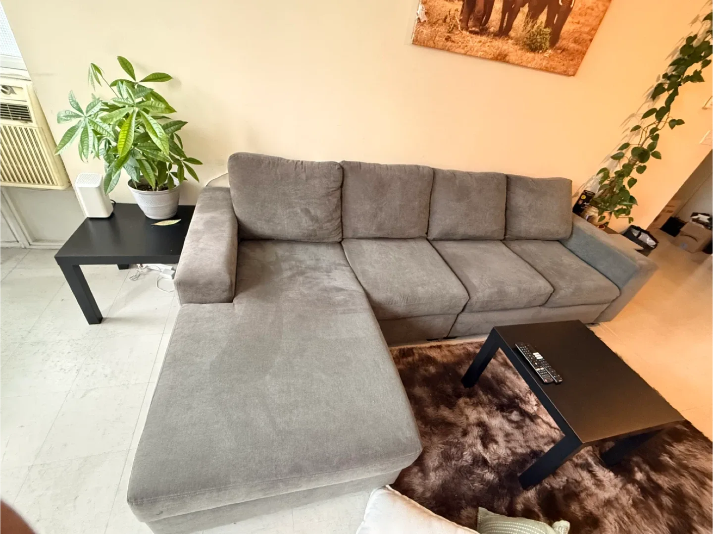 Grey Sectional Sofa image indicator(4)