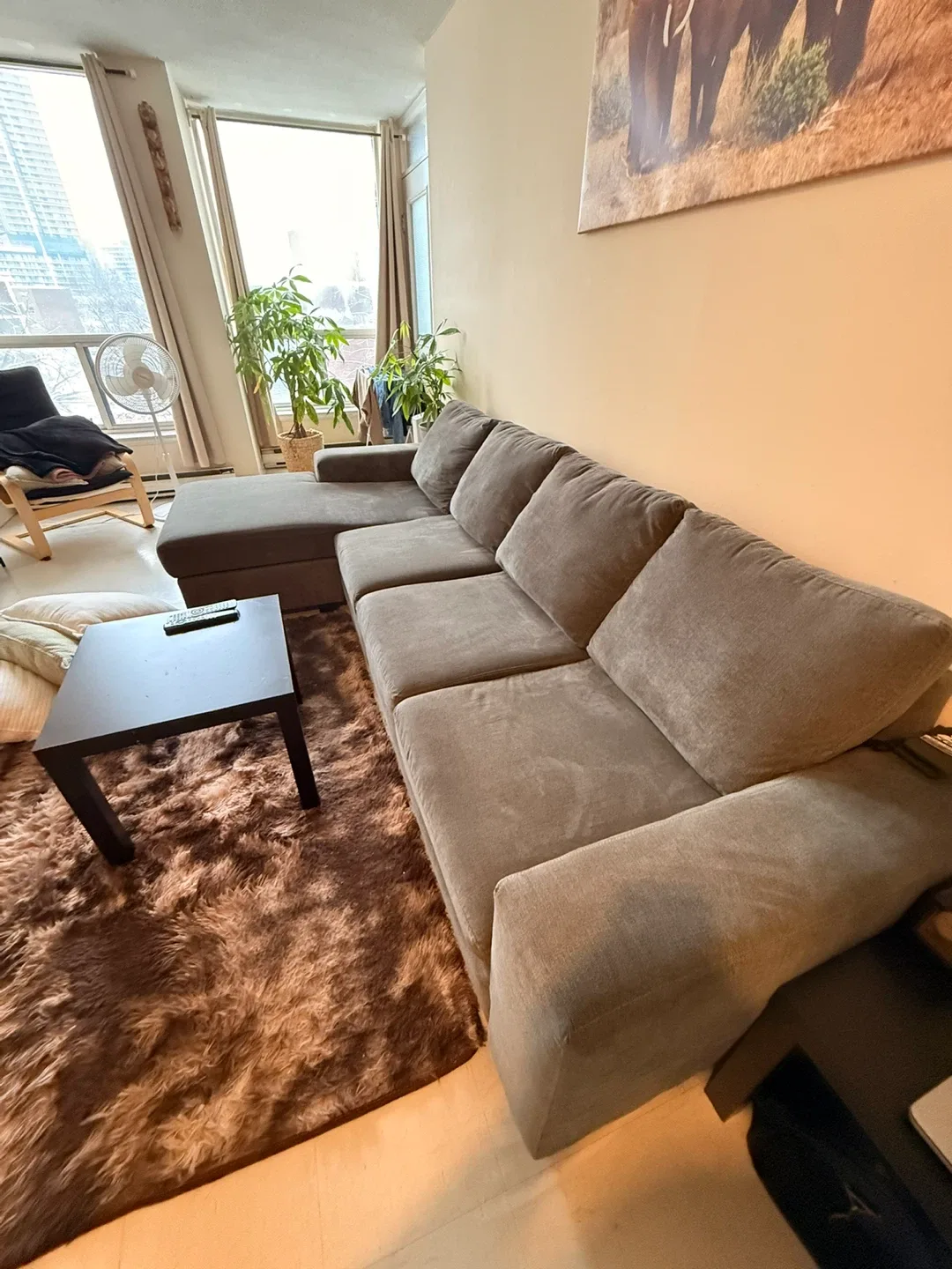 Grey Sectional Sofa