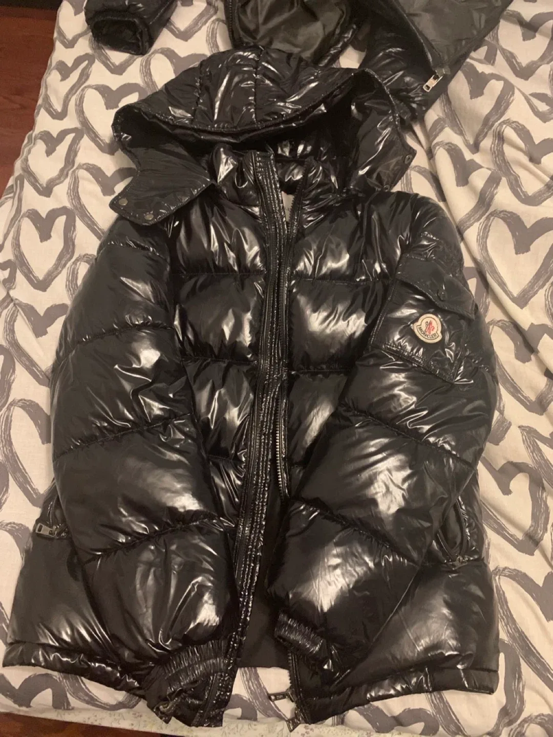 Moncler Black Puffer Jacket