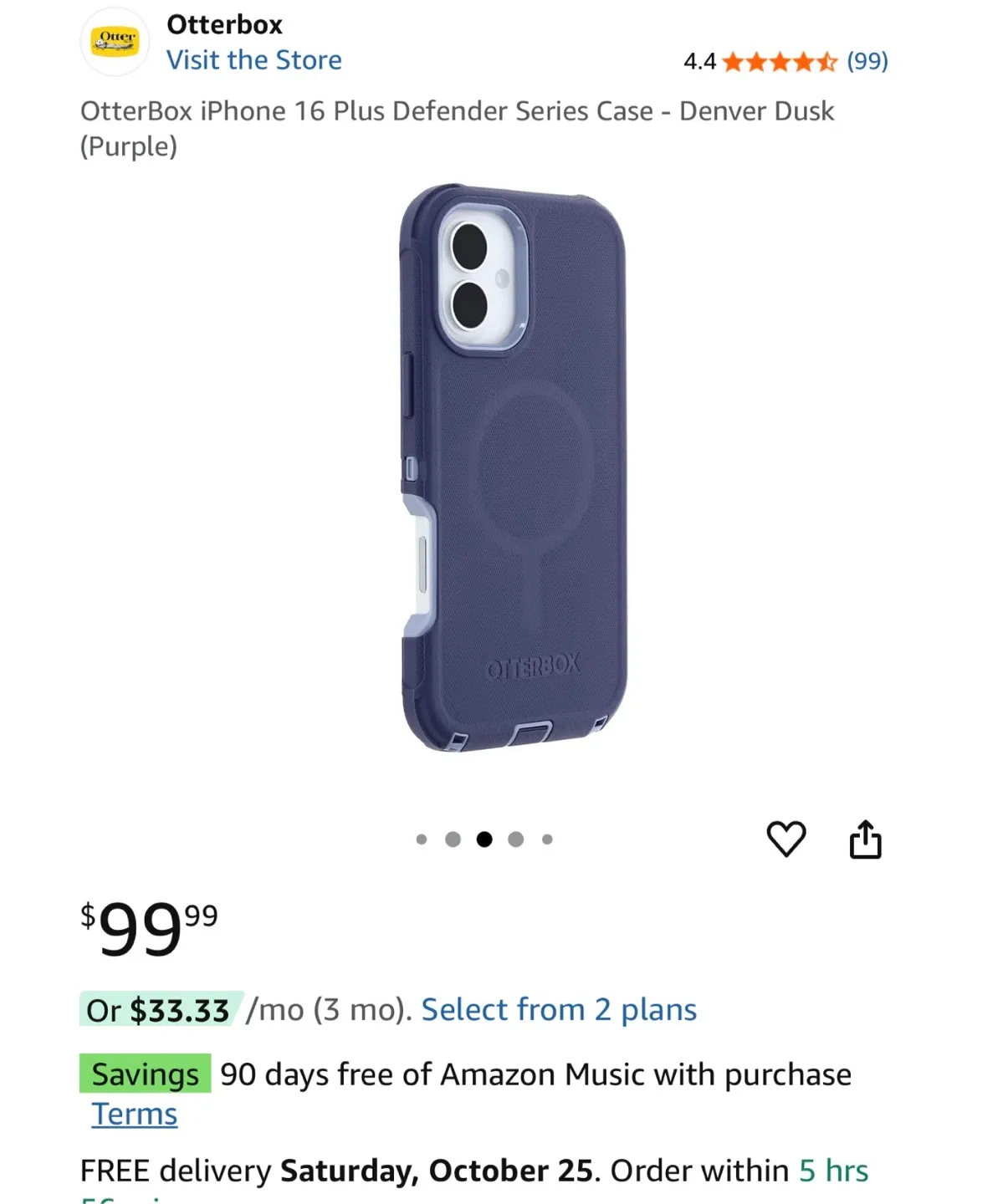 New! OtterBox iPhone 16 Plus Defender Case image indicator(3)