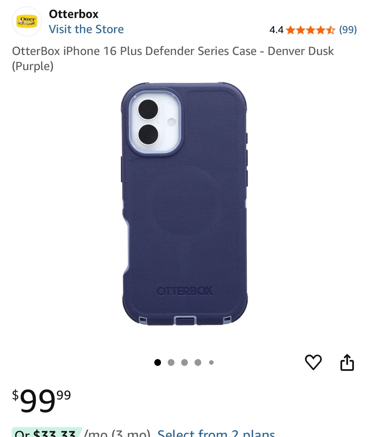 New! OtterBox iPhone 16 Plus Defender Case image indicator(4)