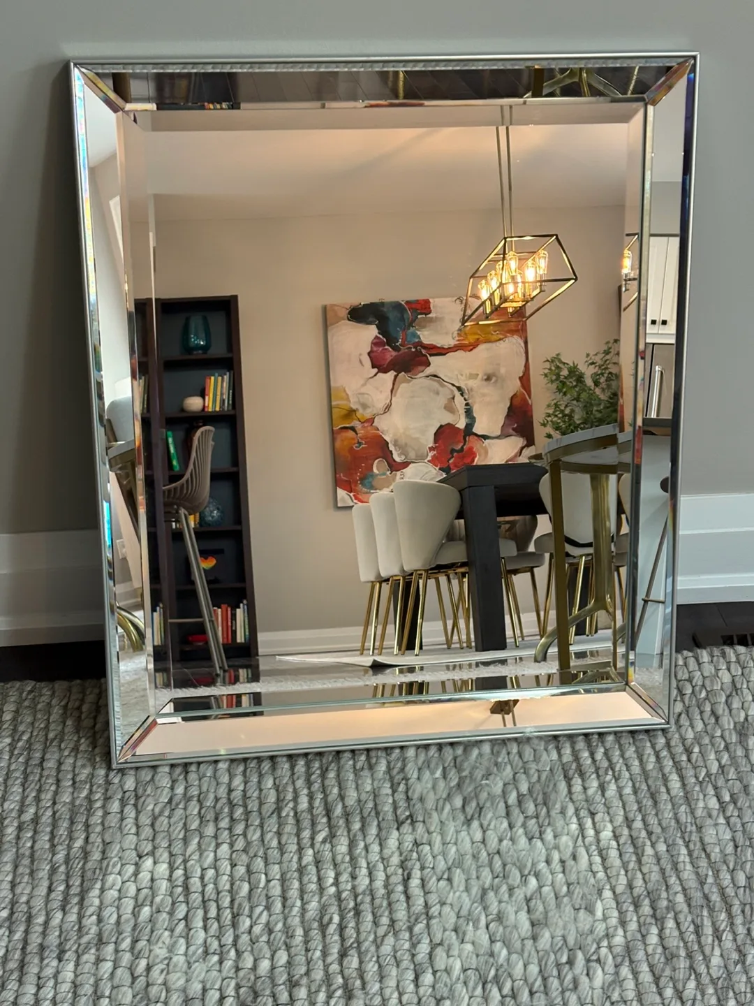 Premium Double Beveled Mirror. Perfect Condition