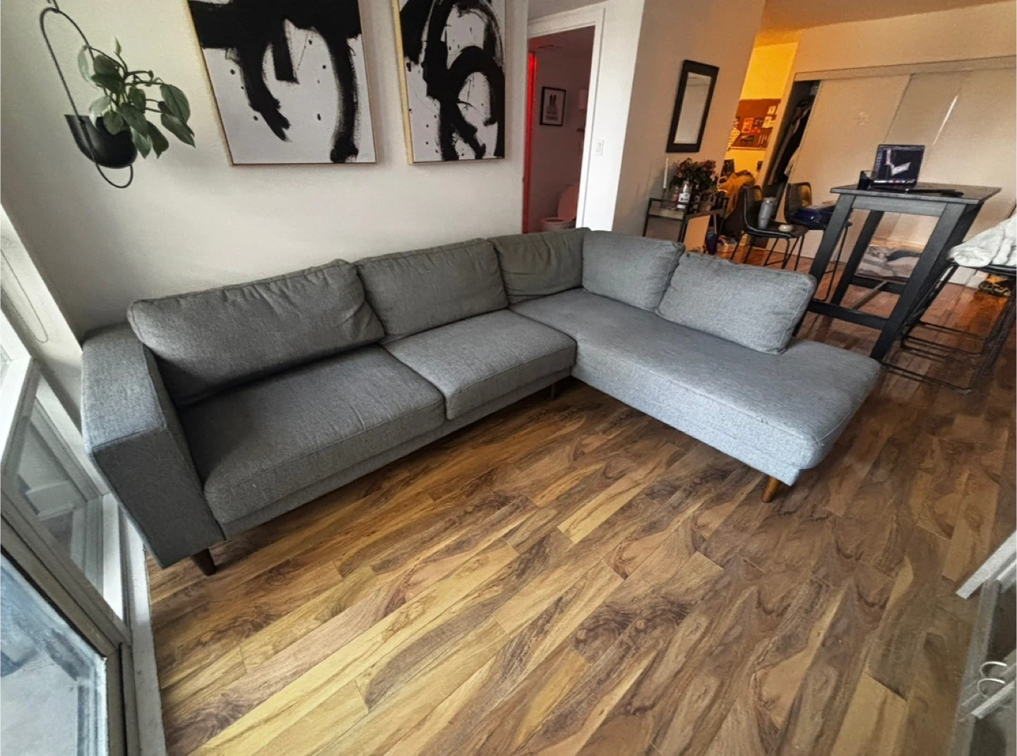 Grey Sectional Sofa - photo 2