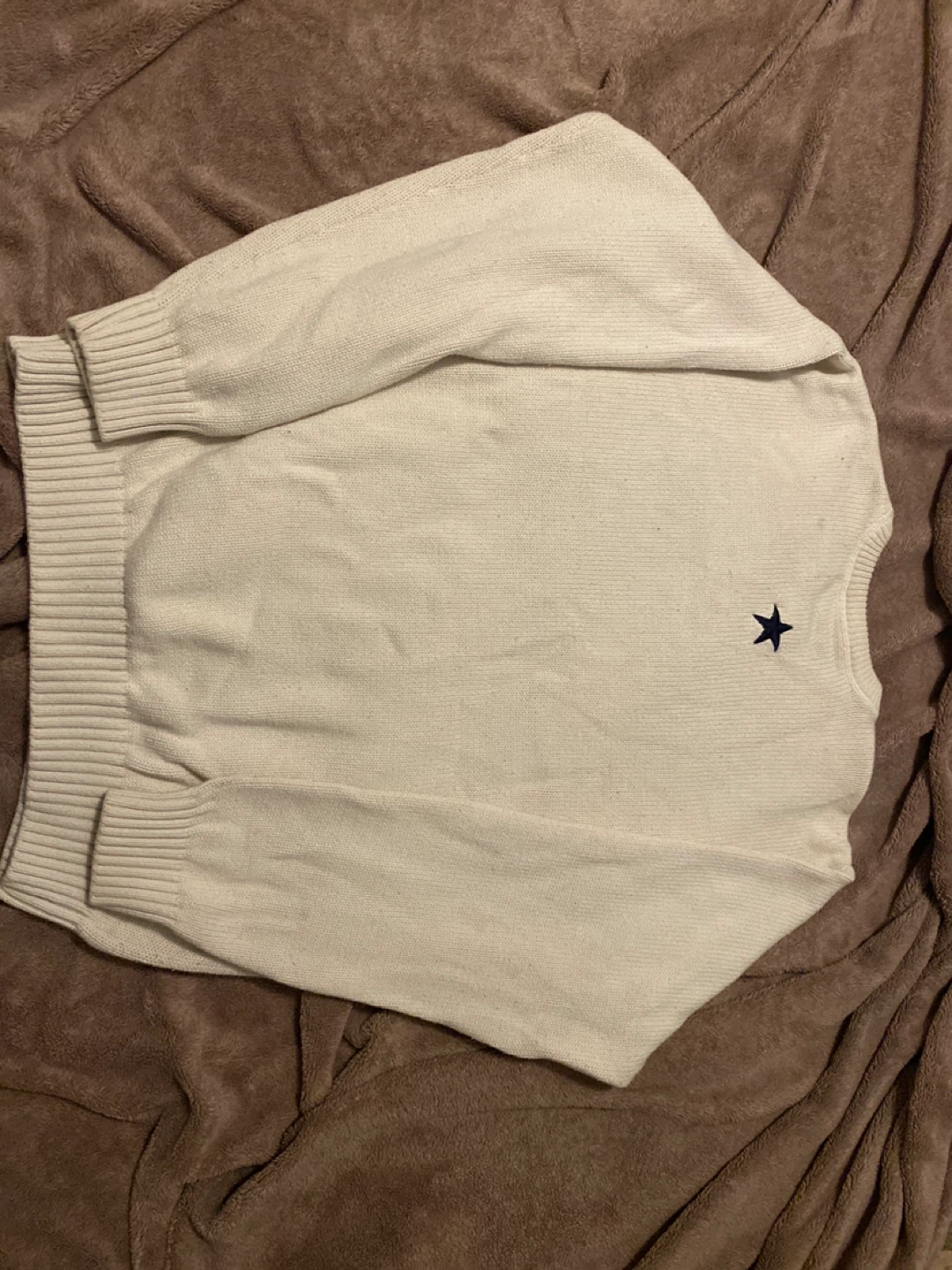 Tommy Hilfiger Cream Cotton Sweater - photo 3