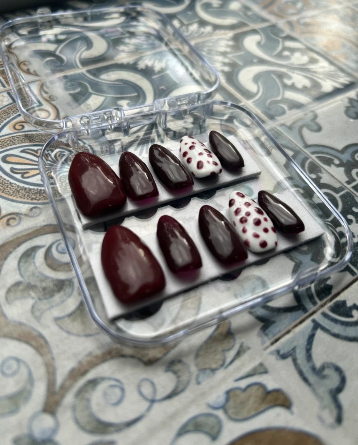 Homemade Press-on Nail Sets - Various Designs (All Sizes S)