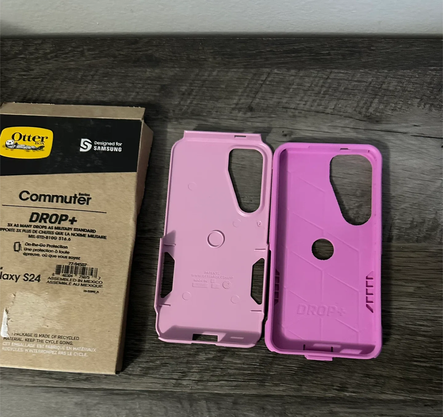 New! OtterBox Samsung Galaxy S24 Commuter Case - Pink image indicator(2)