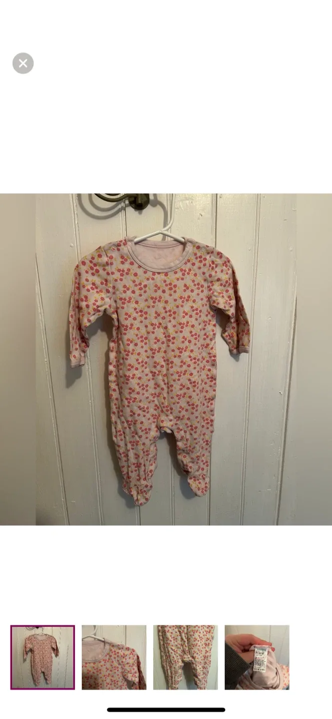 Juniors Floral Baby Onesie 6-12 Months