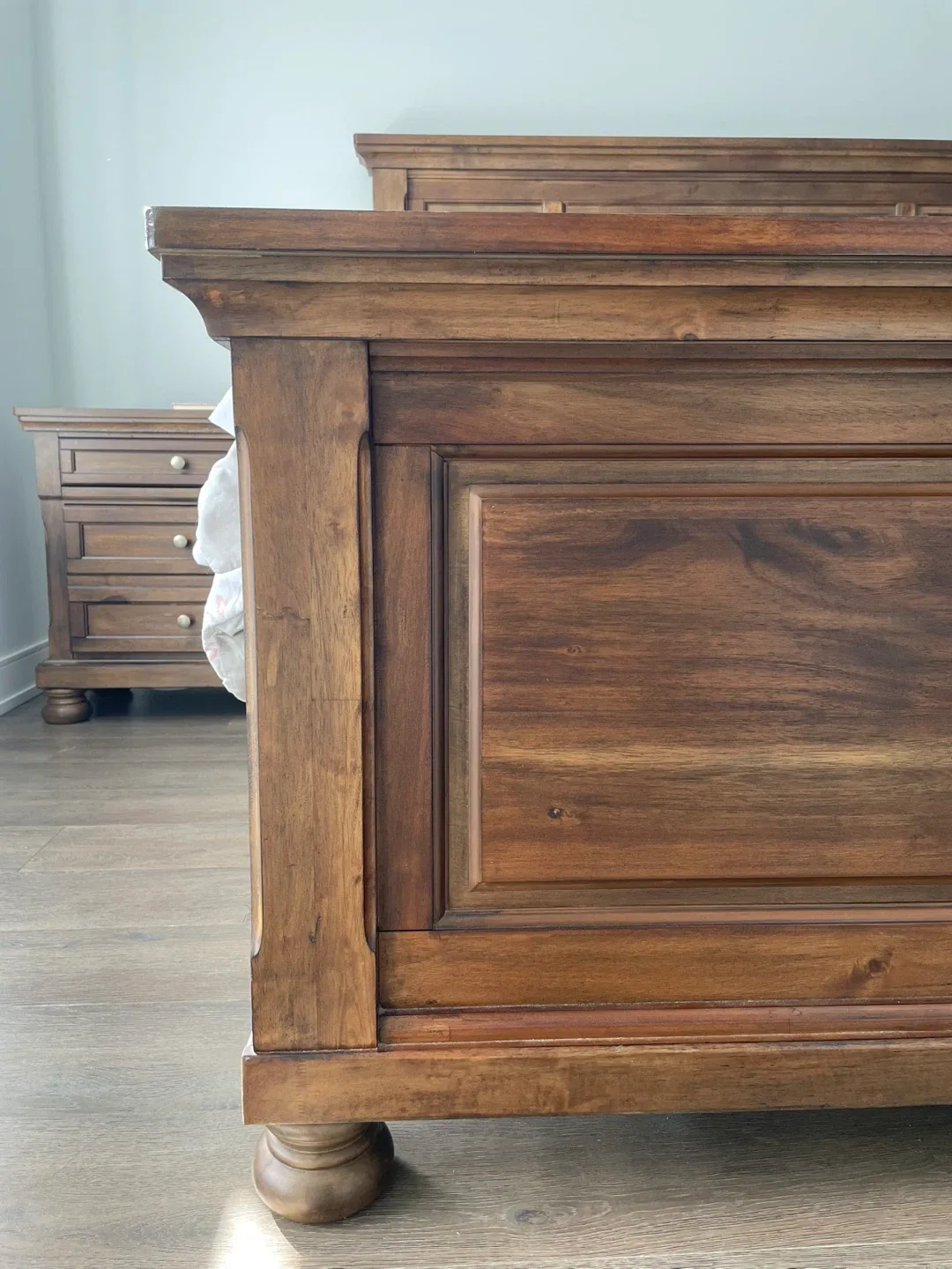 Wooden King Size Bed Frame, Nightstand and dresser image indicator(4)