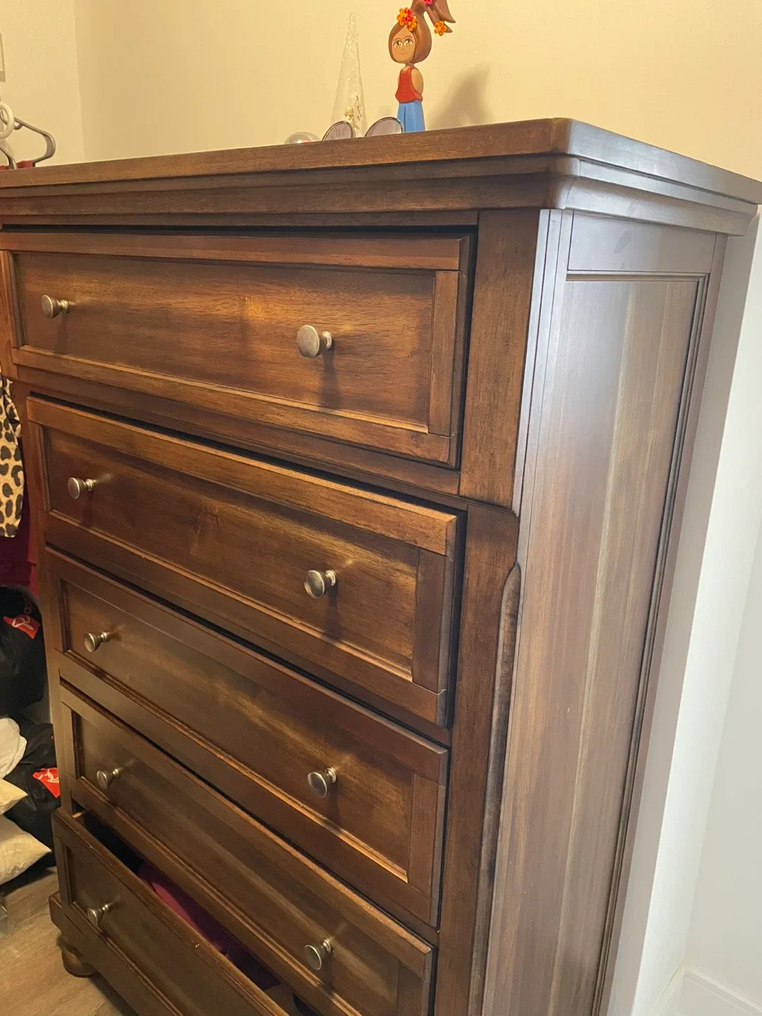 Wooden King Size Bed Frame, Nightstand and dresser image indicator(9)