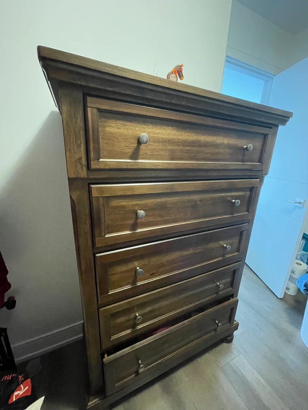 Wooden King Size Bed Frame, Nightstand and dresser image indicator(8)