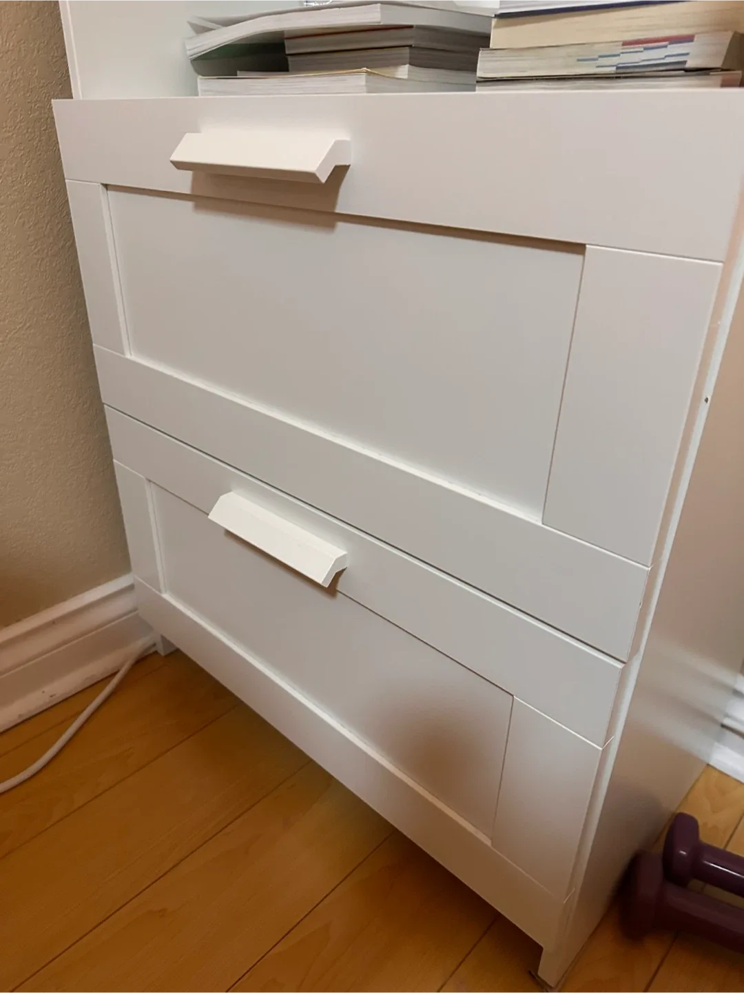 IKEA Brimnes Bookcase with Drawers - White image indicator(2)