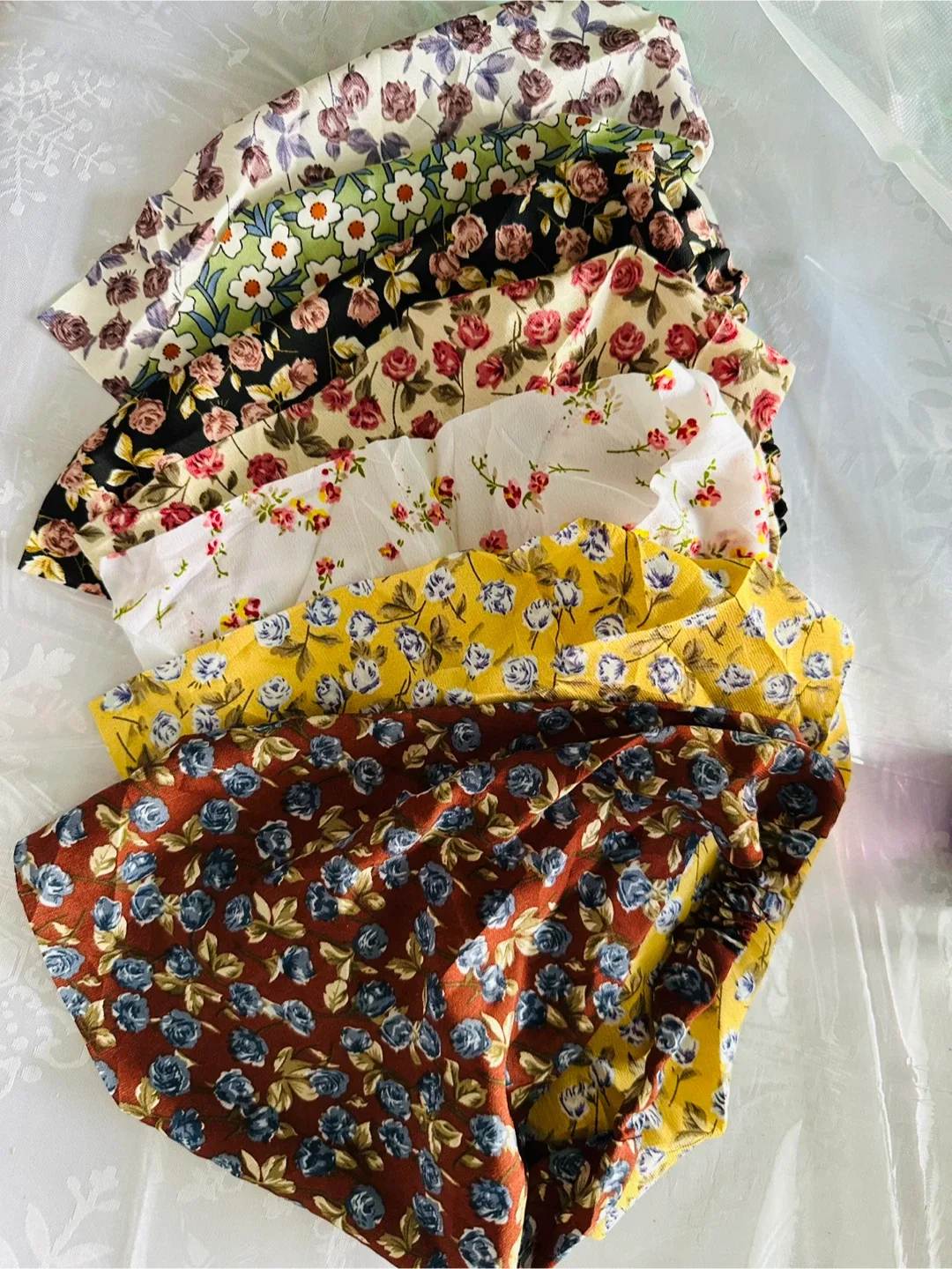 New!Psiekimi Floral Headbands - Set of 6