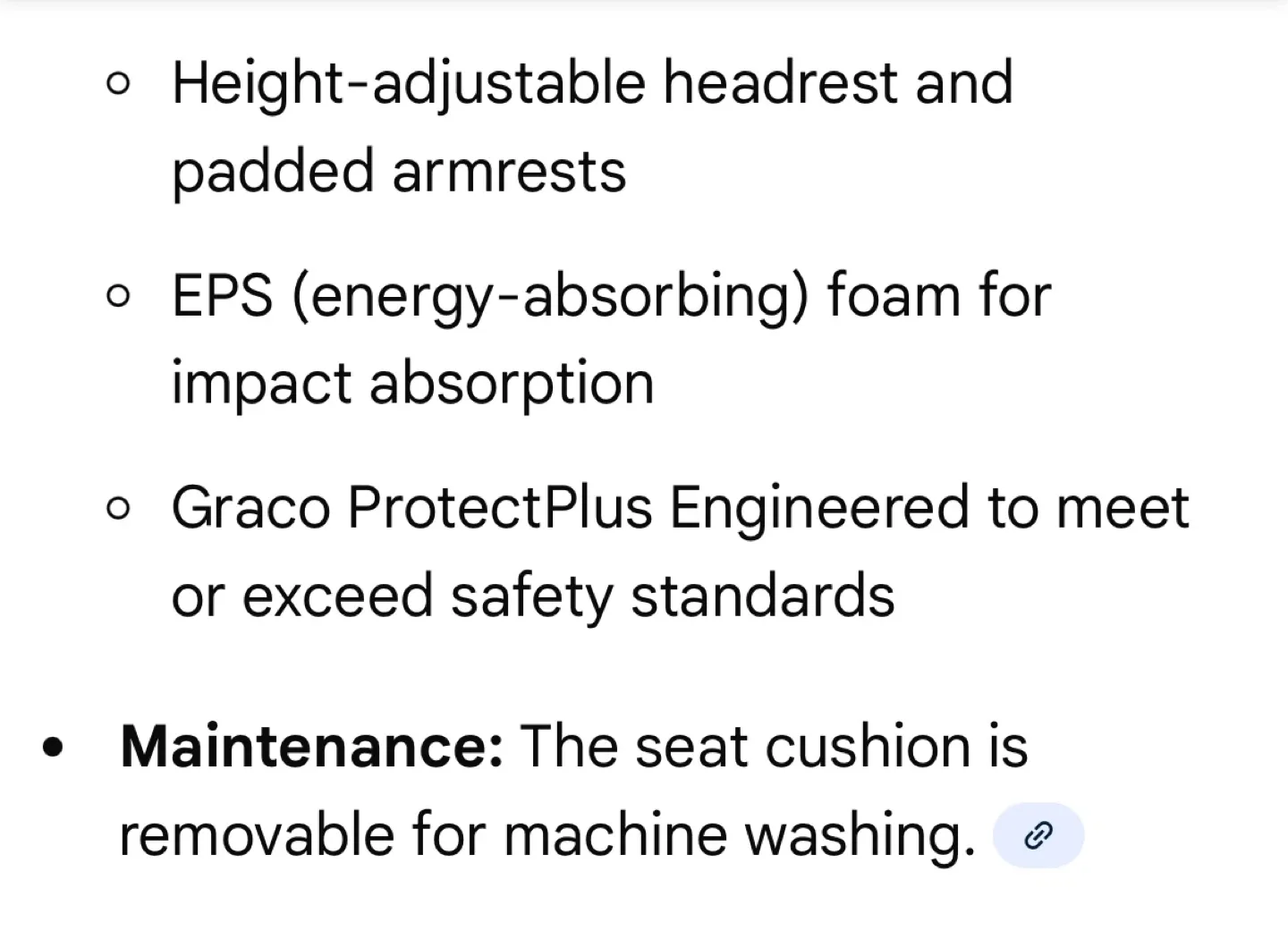 Graco Turbo LX Child Car Seat image indicator(8)