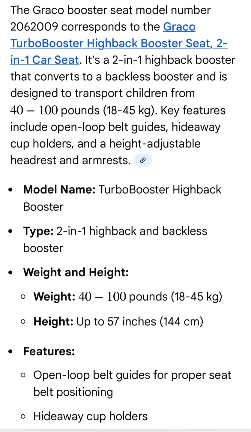 Graco Turbo LX Child Car Seat image indicator(10)