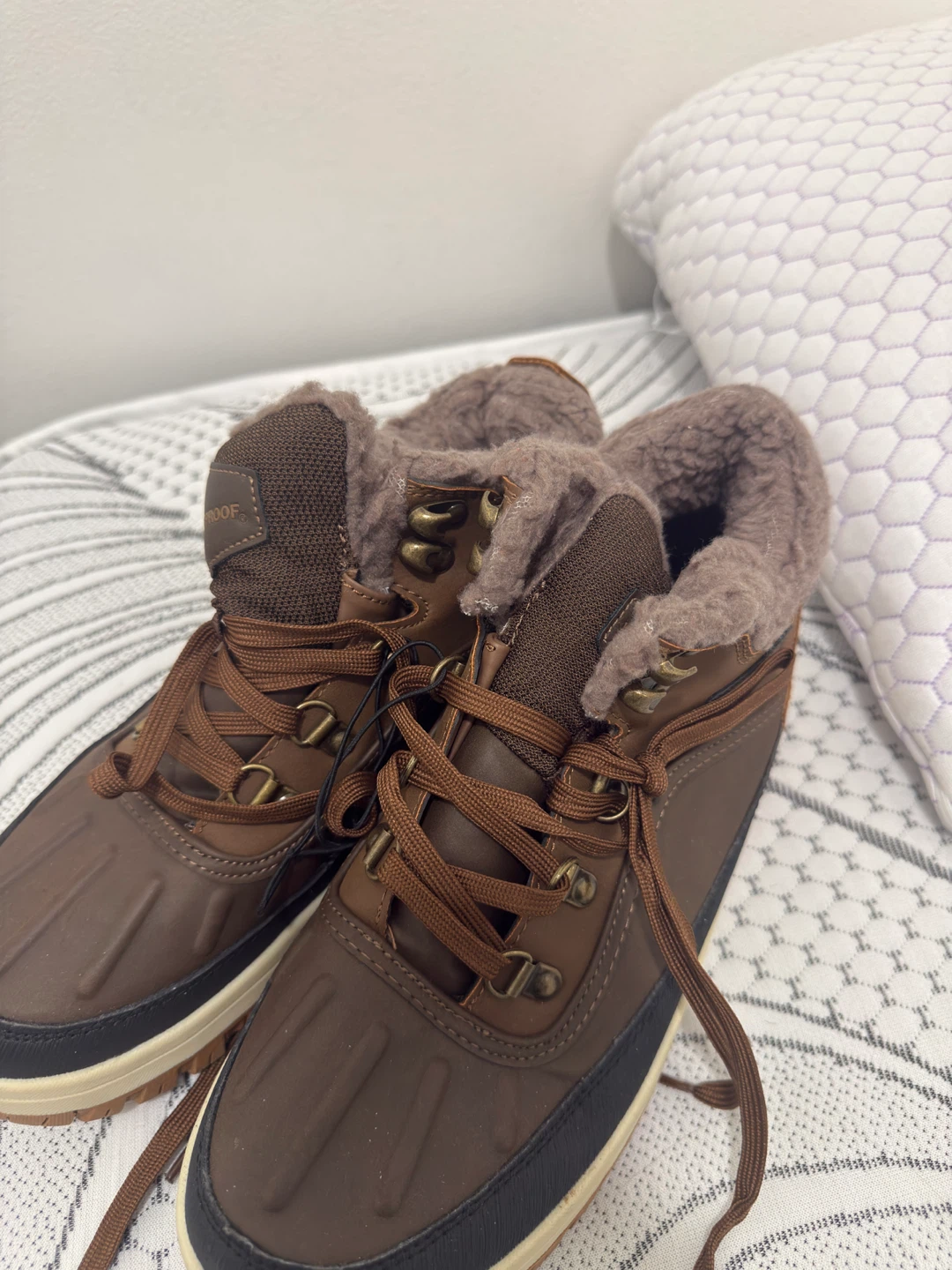 Weatherproof Brown Winter Boots - Size 8M