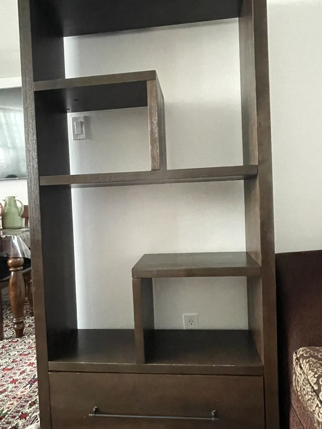 Brown Wooden Bookcase