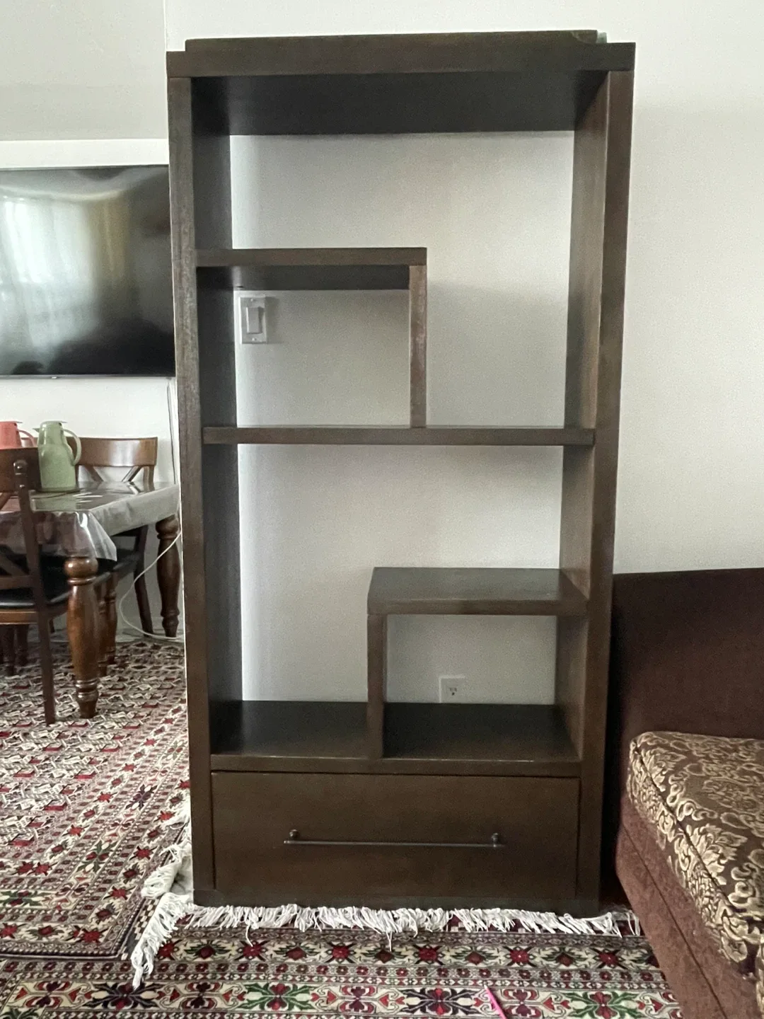 Brown Wooden Bookcase image indicator(3)