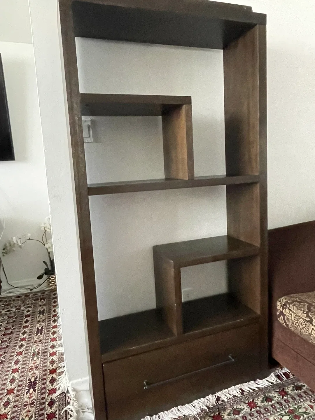 Brown Wooden Bookcase image indicator(4)