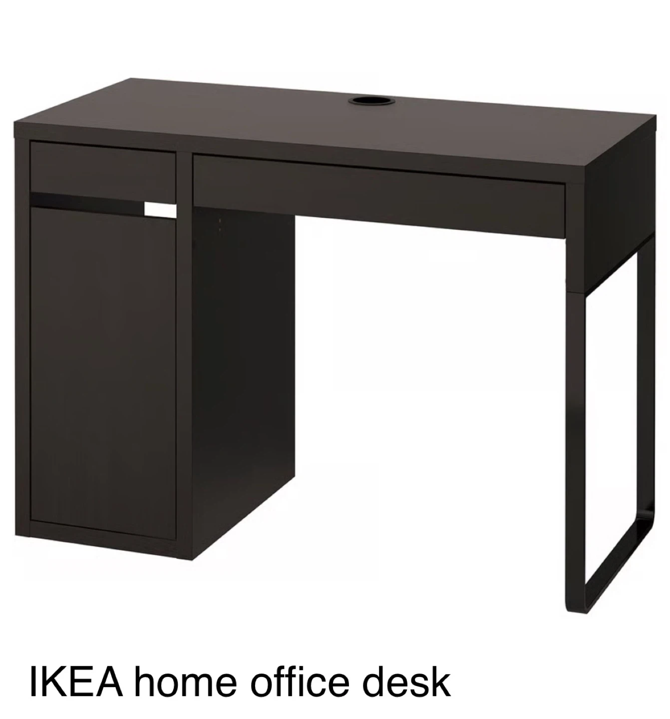 IKEA Micke home office desk - Brown/Black