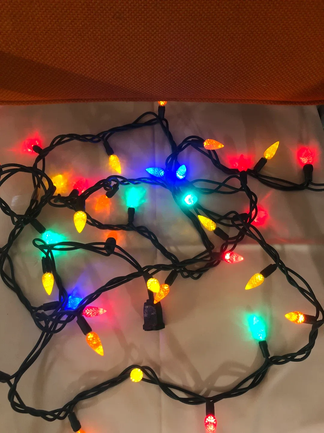 Vintage Multi-Colour Christmas Lights