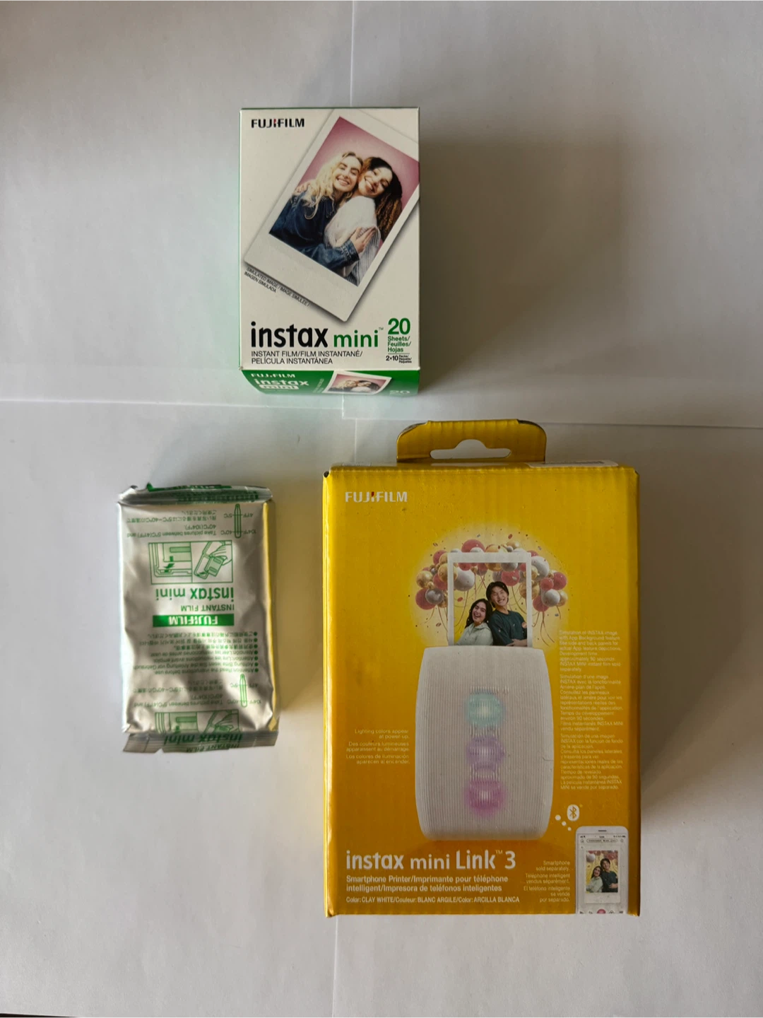 Brand new! Fujifilm Instax Mini Link 3 Smartphone Printer + Film