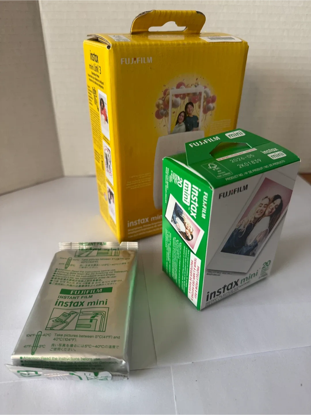 Brand new! Fujifilm Instax Mini Link 3 Smartphone Printer + Film image indicator(3)