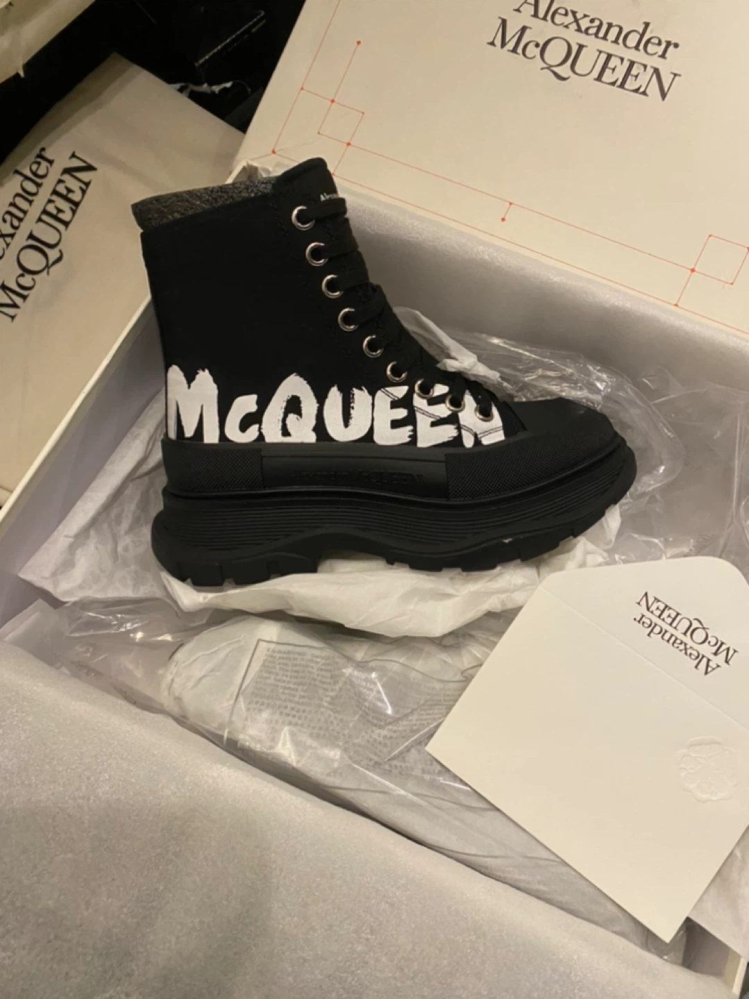 Alexander McQueen Black Boot