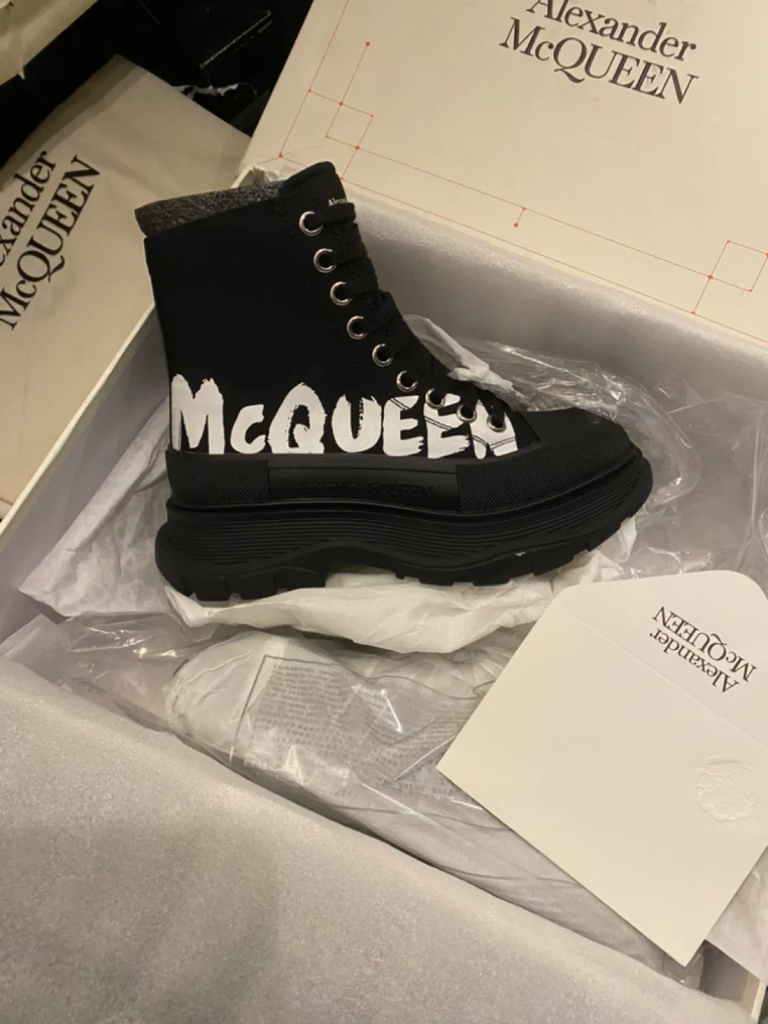 Alexander McQueen Black Boot