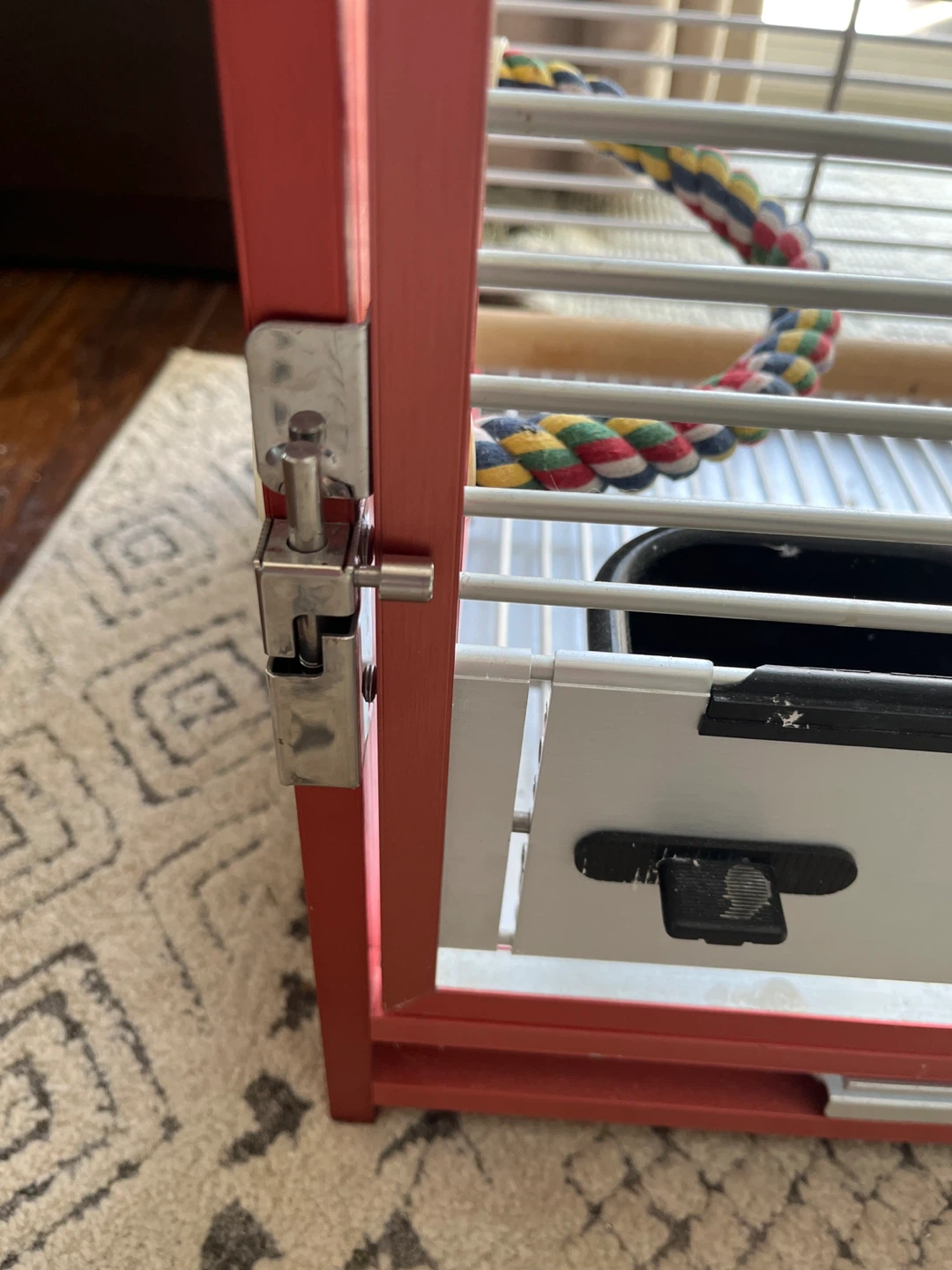 Kings Cage: Aluminum travel/Bird Condo  Cage with Accessories - photo 3