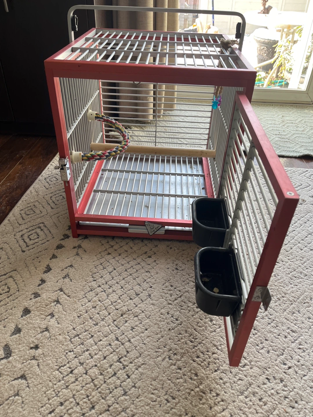 Kings Cage: Aluminum travel/Bird Condo  Cage with Accessories - photo 2