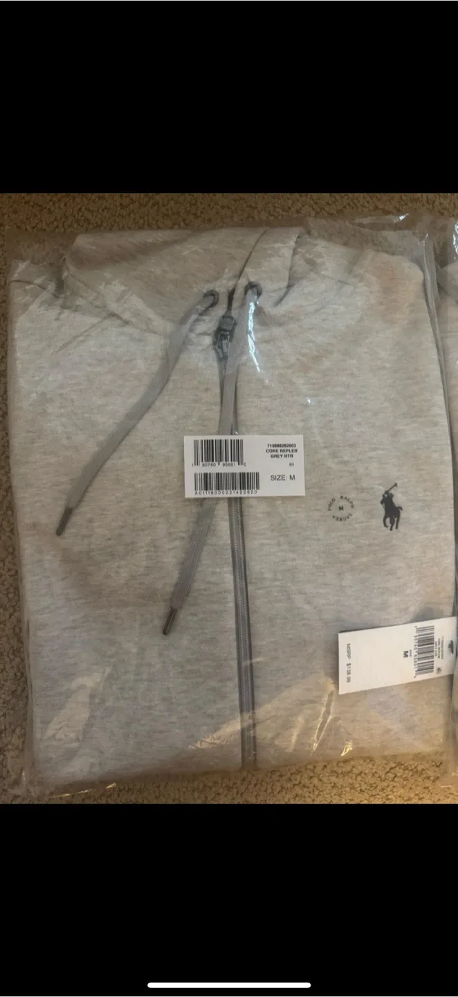 New Polo Ralph Lauren Full-Zip Hoodie - Size M