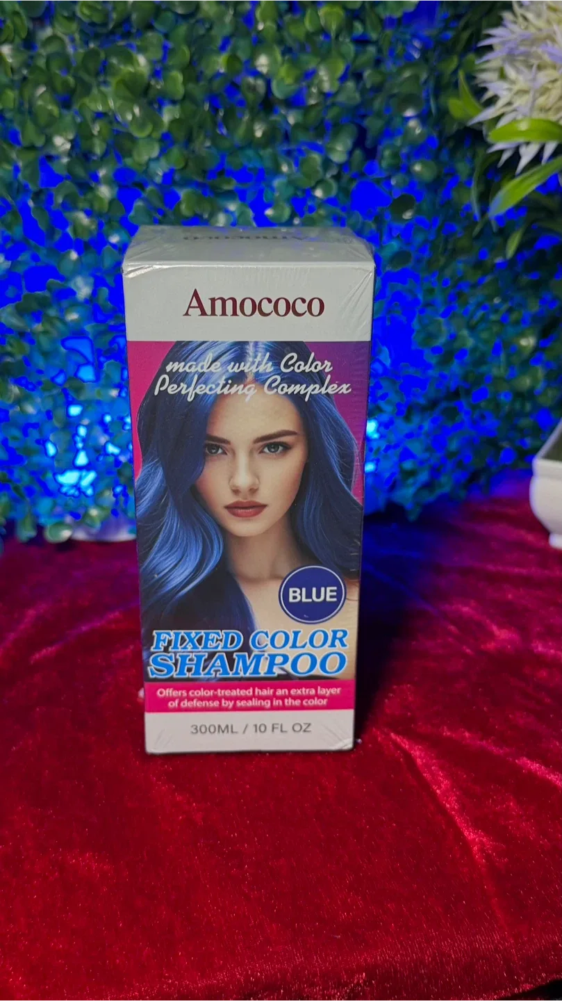 Amococo Blue Fixed Color Shampoo - New