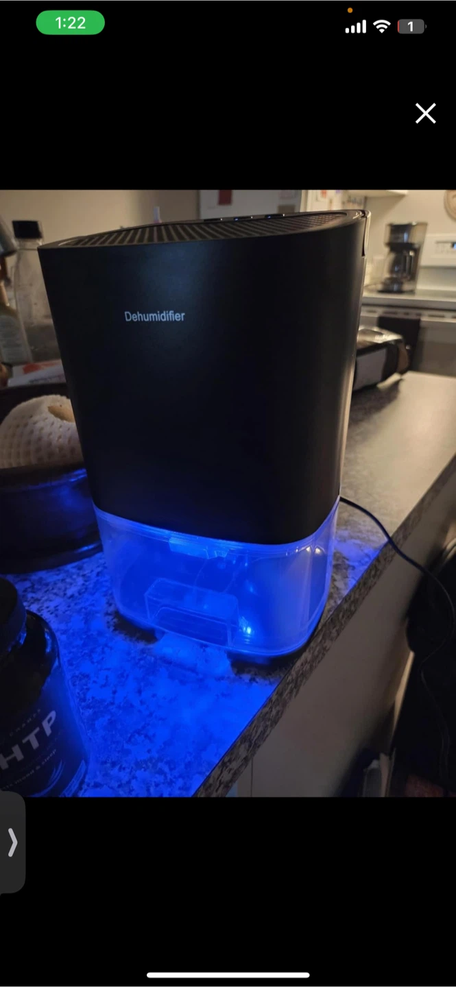 Gocheer Black Dehumidifier w/ LED Lights - photo 4
