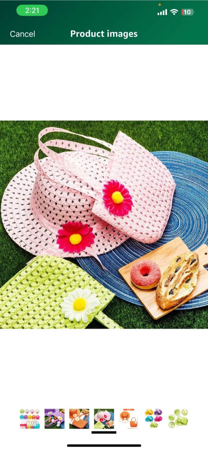 Girls Tea Party Hats & Purse Sets (9 sets) - photo 5