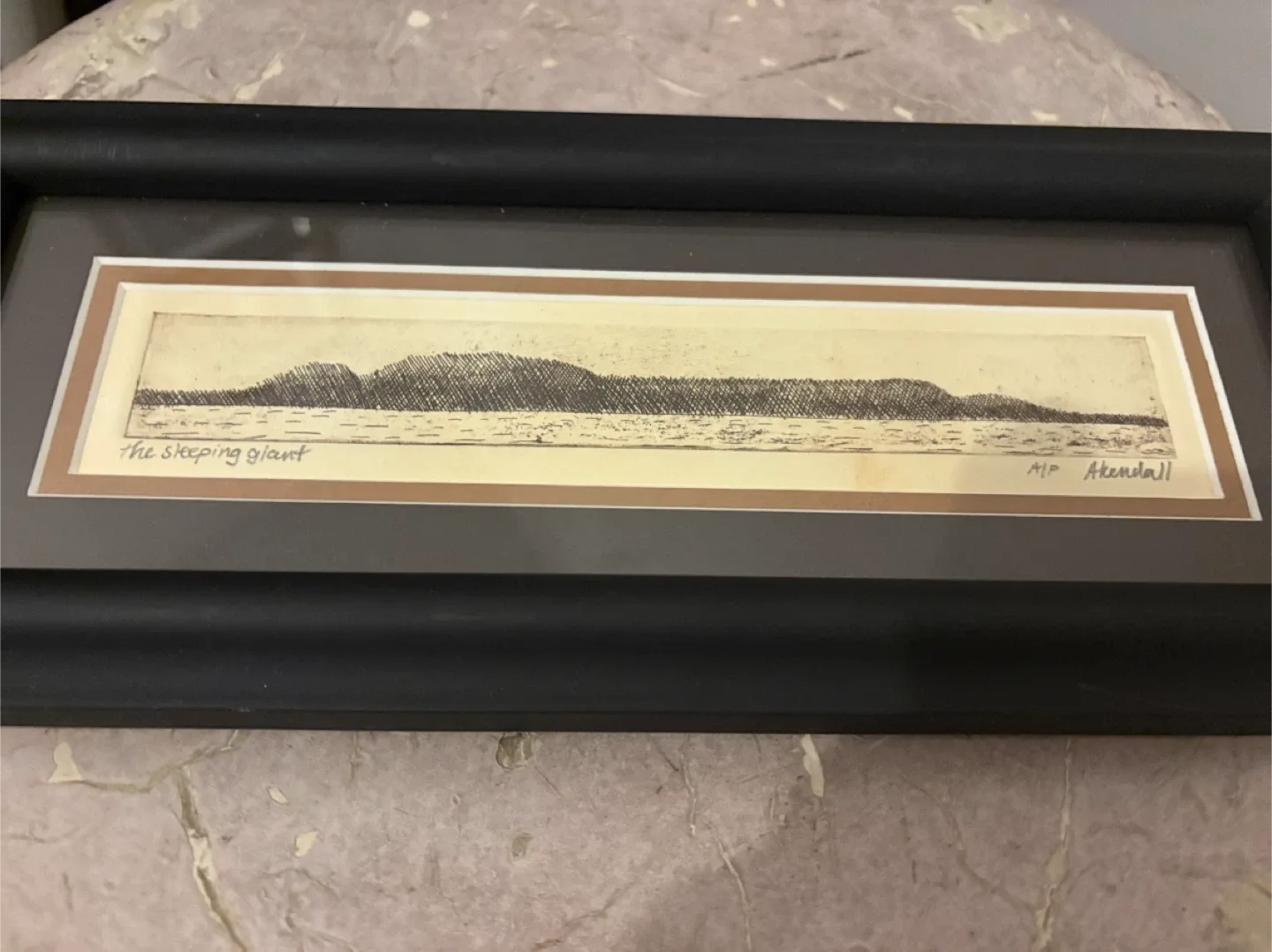 Two Alison Kendall original etchings on hand dyed paper image indicator(5)