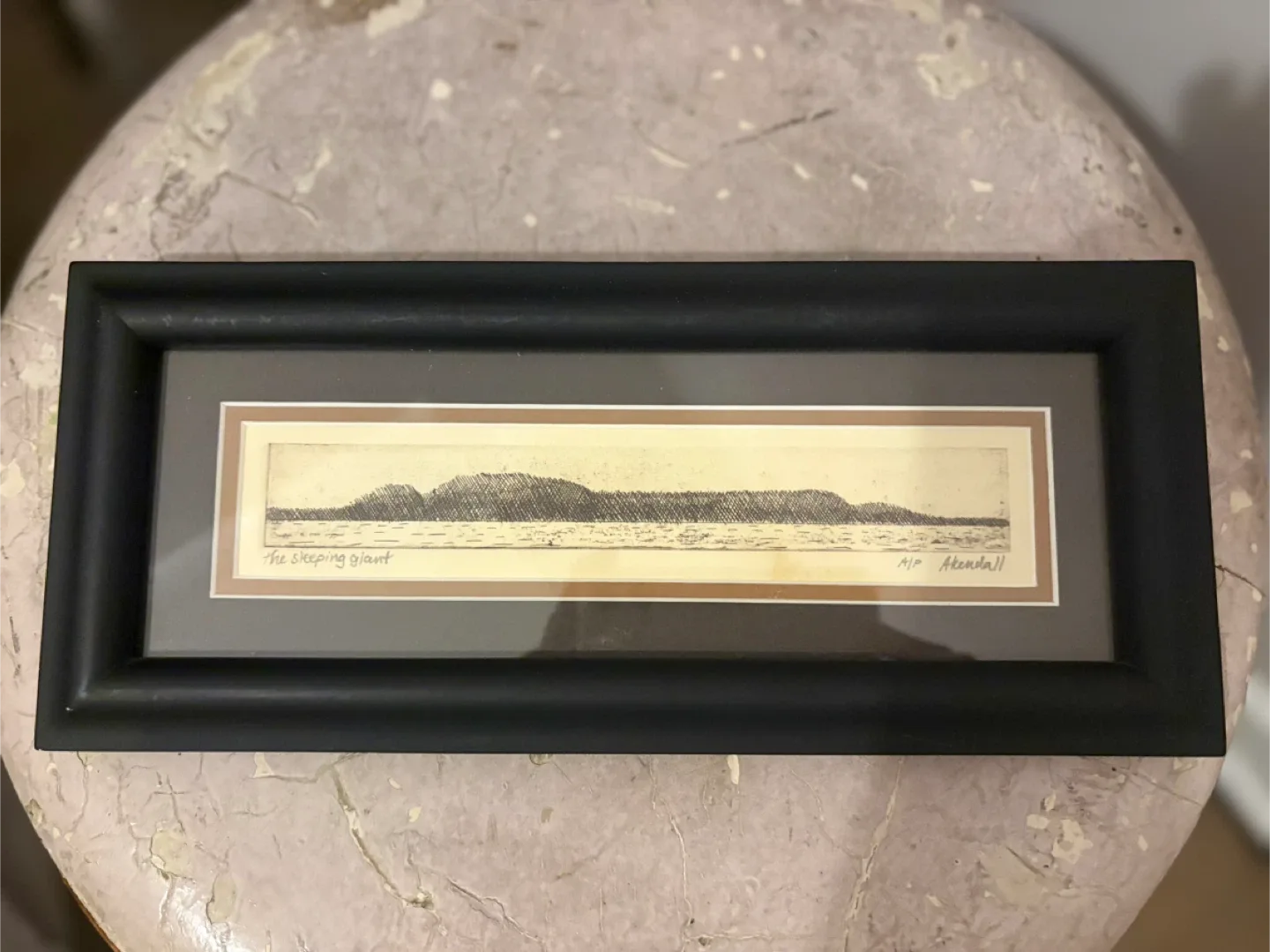 Two Alison Kendall original etchings on hand dyed paper image indicator(4)