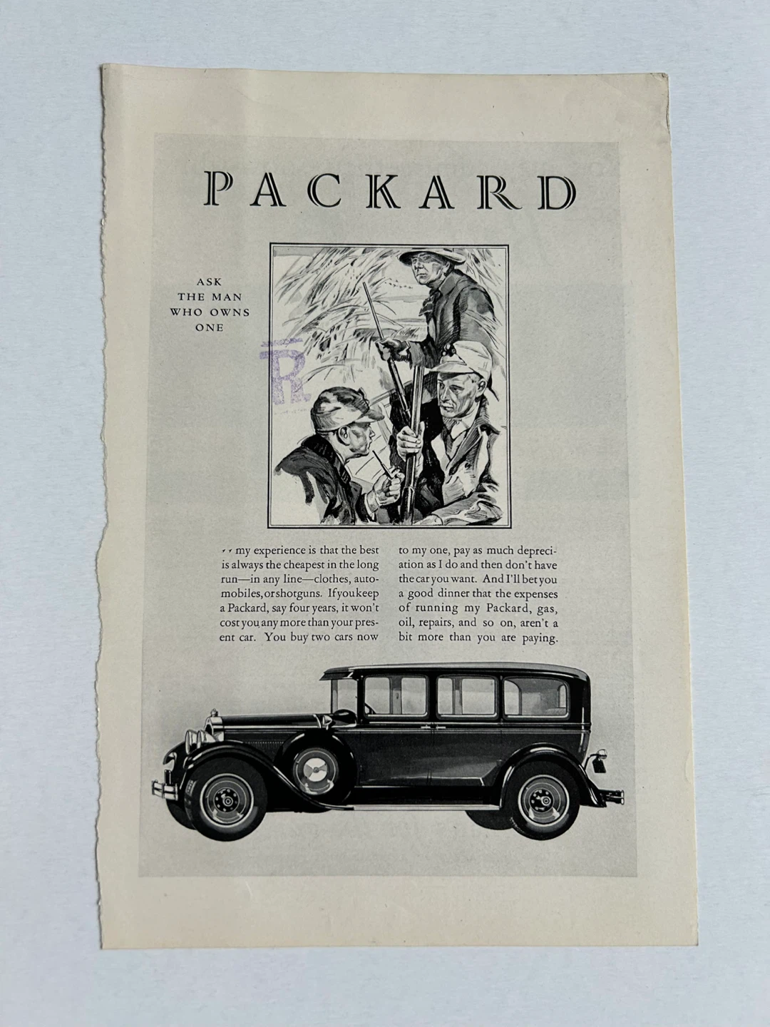 1929 Packard 633 Limousine vintage ad art deco car automobile - photo 5