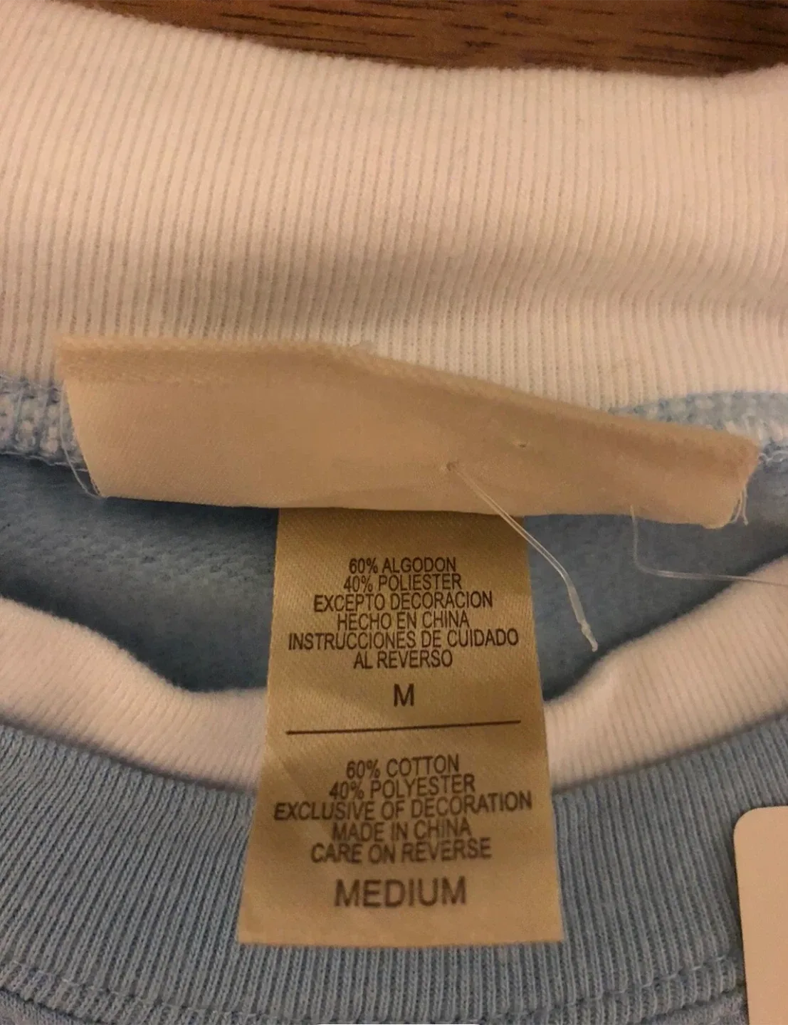 #Cleanout Blue Snowflake Sweatshirt for Christmas - Size M image indicator(3)