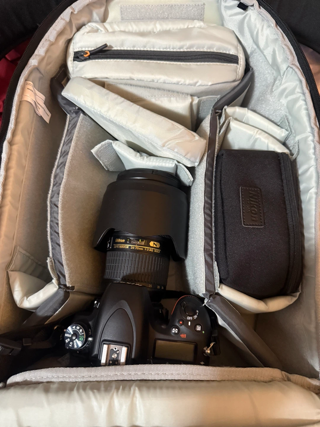 Nikon D750 Camera, lens flash and backpack - photo 3