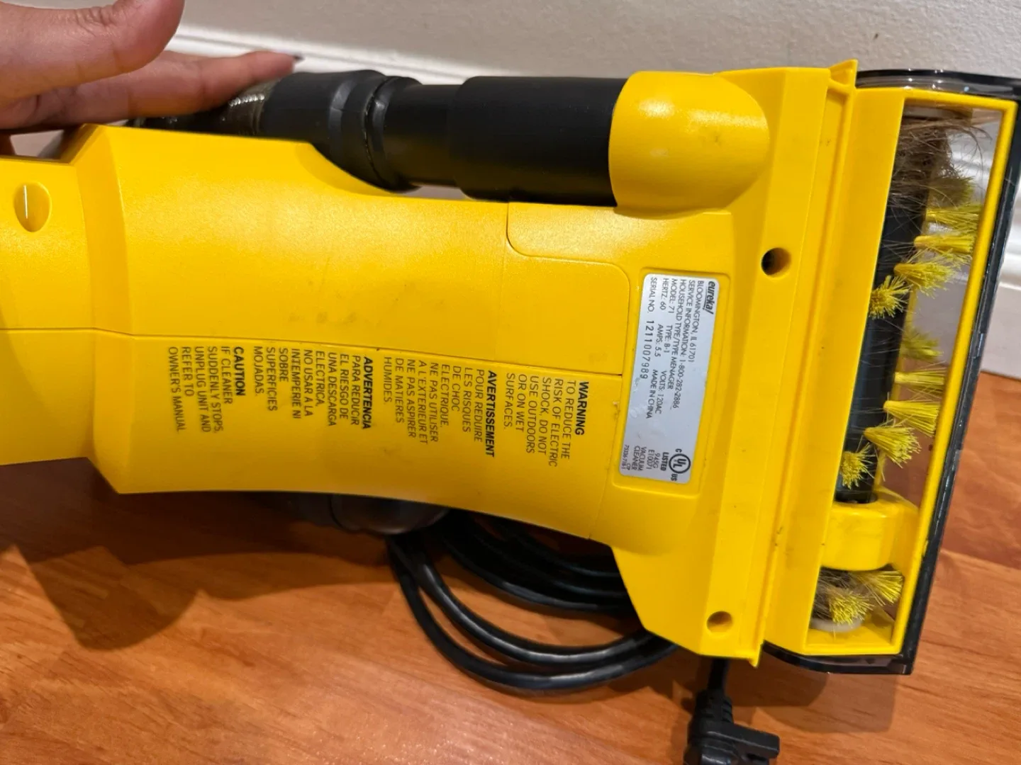 Eureka Handheld Vacuum image indicator(4)