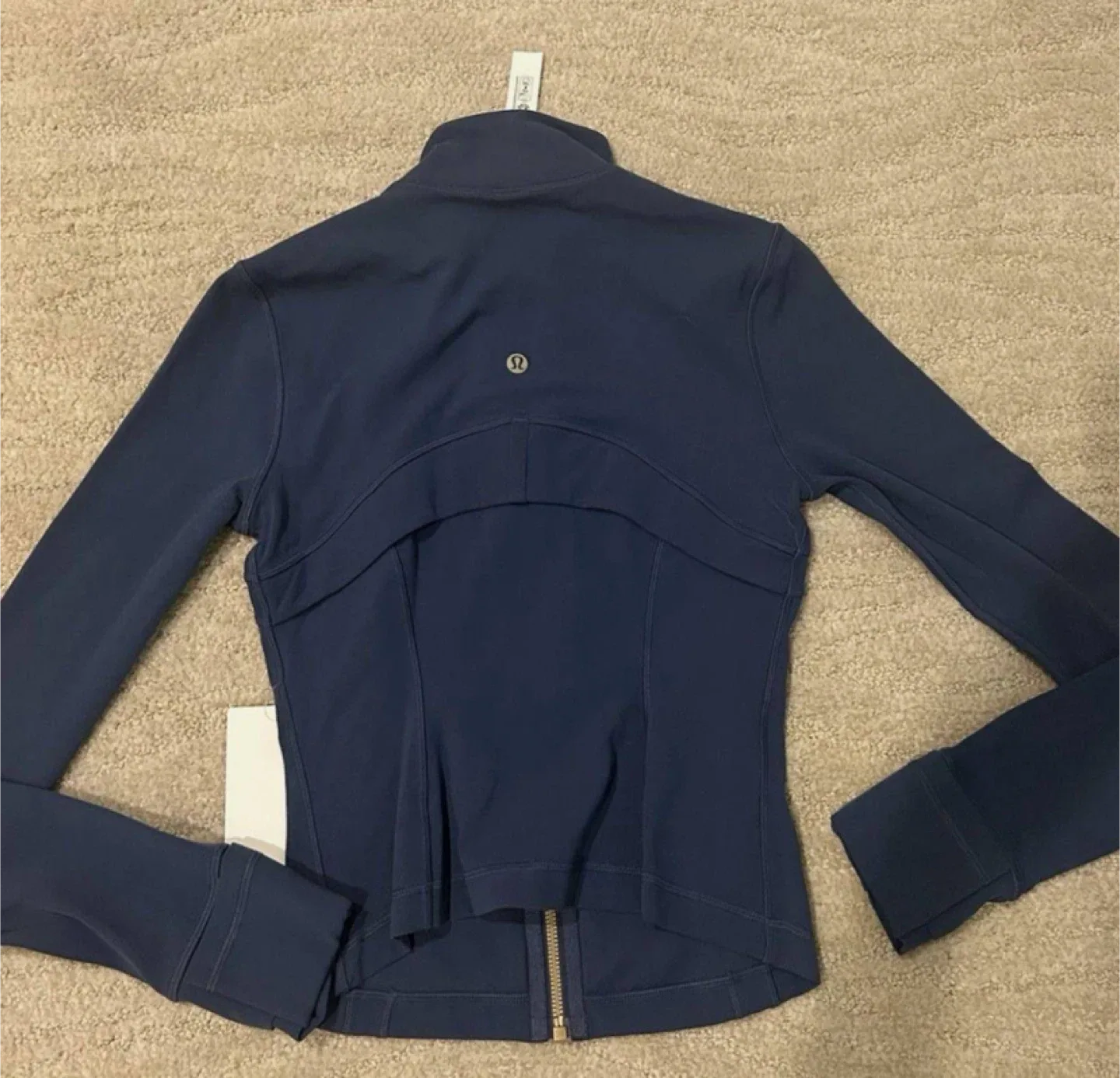 Lululemon Define Jacket Navy Blue & Gold - All Sizes - NWT image indicator(2)