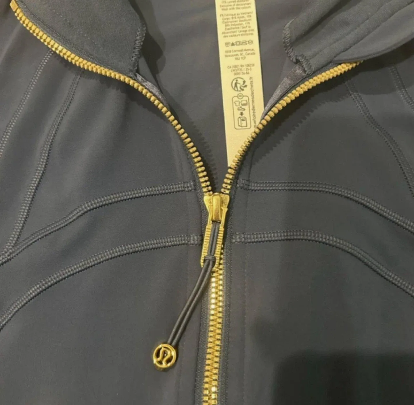 Lululemon Define Jacket Navy Blue & Gold - All Sizes - NWT image indicator(4)
