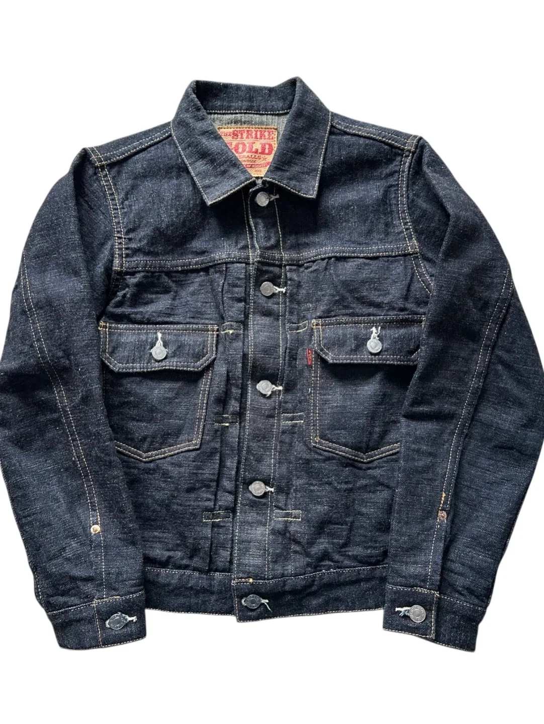 New!!! The Strike Gold 15oz Denim Jacket Size 36