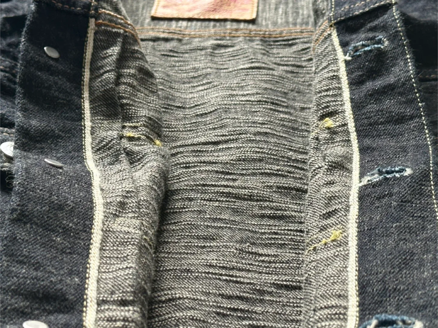 New!!! The Strike Gold 15oz Denim Jacket Size 36 image indicator(10)