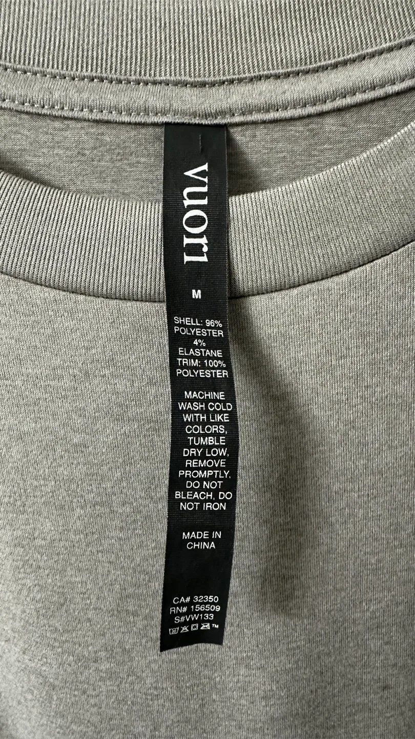 Vuori Daydream Crew - Light Heather Grey, Size M image indicator(3)