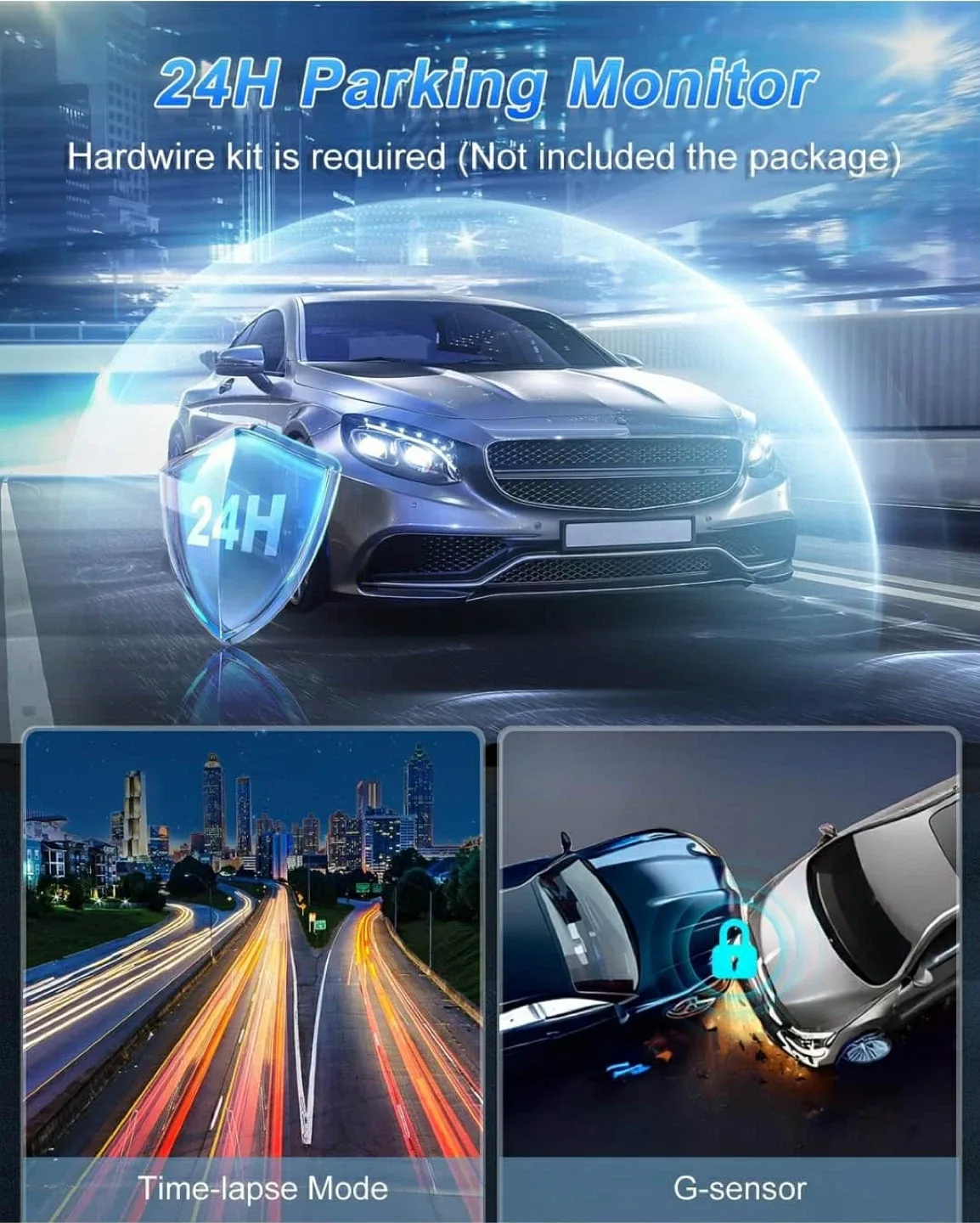 Compact Dual Dash Cam 4K WiFi - Like New! image indicator(7)