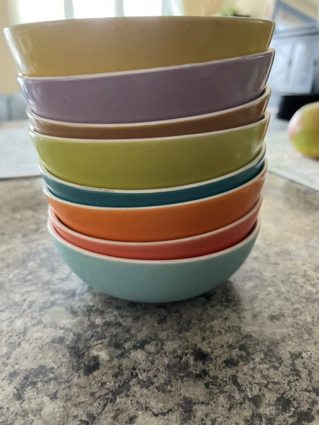 Stack of Colourful Bowls