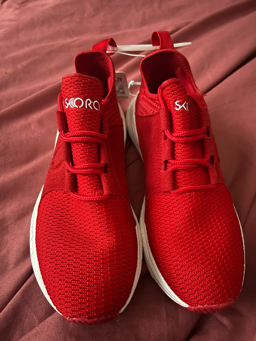 New SKORA Meteor Red Running Shoes - Size 8.5