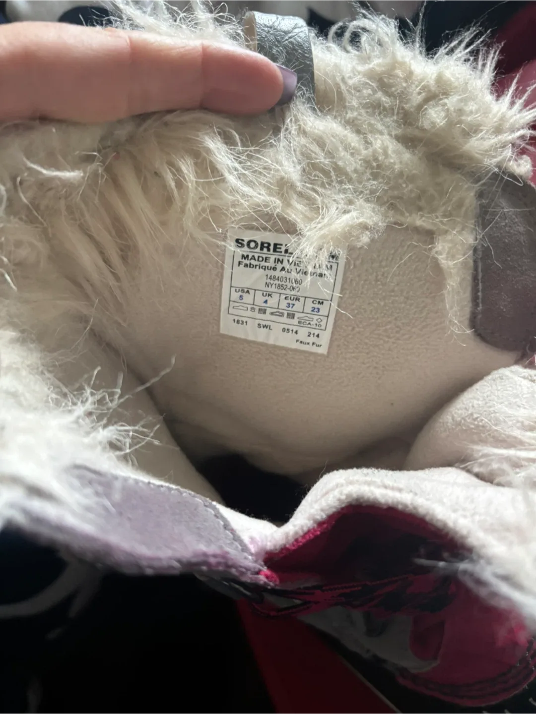 Sorel Winter Boots - Grey & Pink image indicator(6)