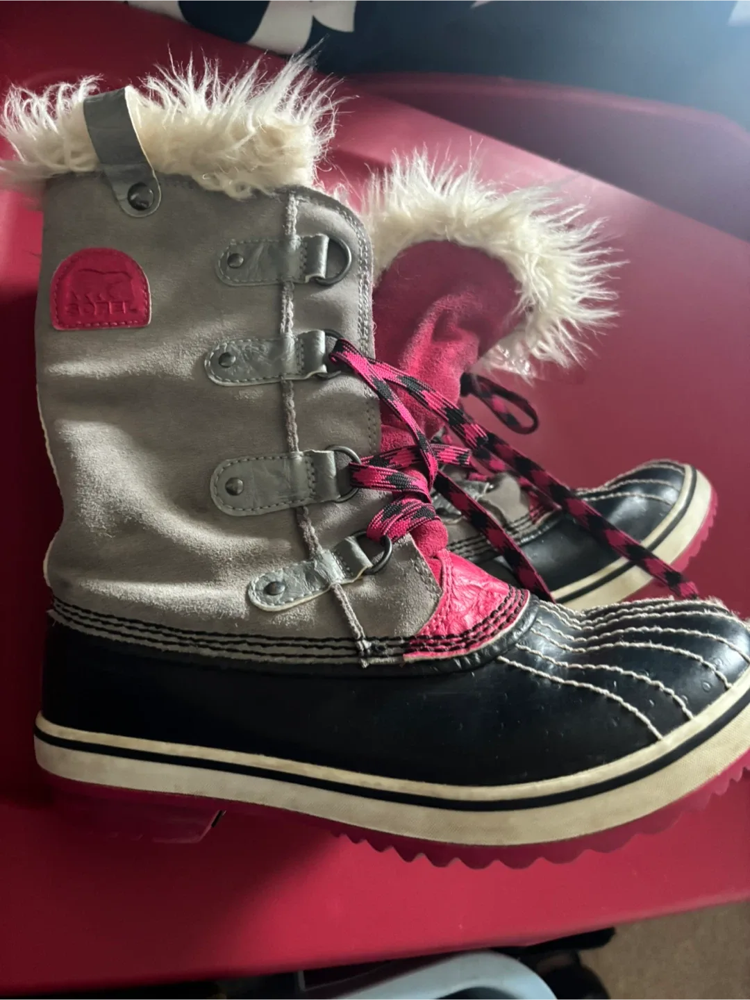 Sorel Winter Boots - Grey & Pink image indicator(4)